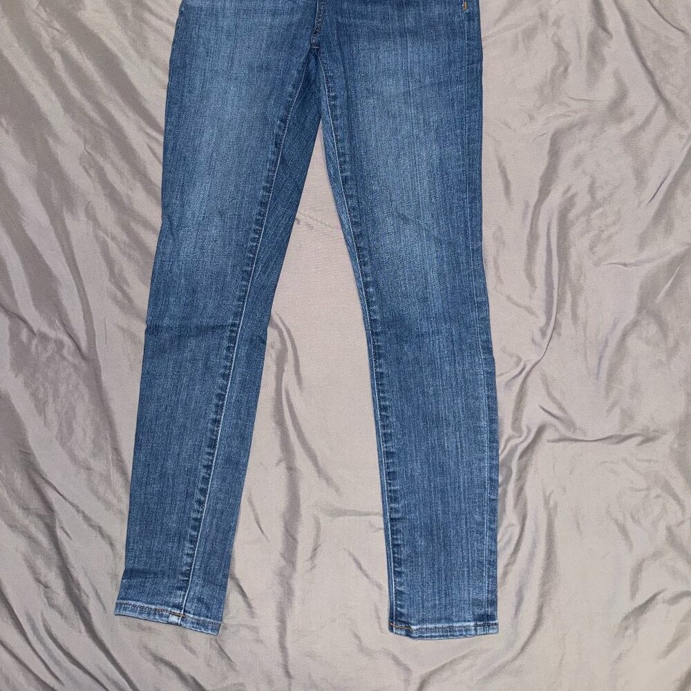 LOFT “Made & Loved” High Waist Skinny Jeans Size 0 / 25 - Picture 2 of 4